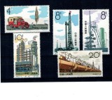 China 1964 - Industria petroliera, transport, serie neuzata, foarte rara!