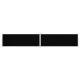 Cumpara ieftin Copertina laterala retractabila, negru, 180x1000 cm