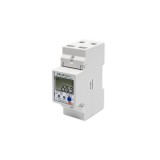 Contor electronic monofazat de consum de energie Qoltec pentru șină DIN | 230 V | LCD | Wi-Fi