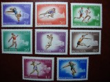 UNGARIA 1966 SERIE SPORT MNH, Nestampilat