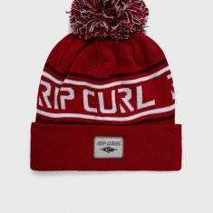 Rip Curl caciula culoarea rosu, din tricot gros