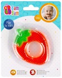 Jucarie de dentitie BamBam, Capsuna