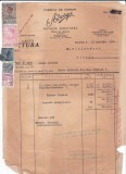 ARTHUR DRECHSEL &quot;ADESGO&quot; FABRICA DE CIORAPI FACTURA CU TIMBRE FISCALE PERFORATE 1942, Istorie, Stampilat