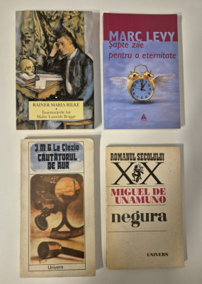 Beletristica 8 volume /Saramago /Amado /Le Clezio / Marc Levy / Rilke / Unamuno foto