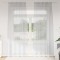 Perdele cu perdele 2 pcs Gri deschis 140 x 260 cm Poliester