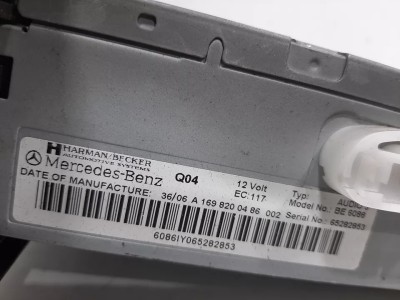 Cod Deblocare AUDIO / RADIO CD &amp;ndash; 5190359 SYSTEM MERCEDES-BENZ B-CLASS W245 200 foto