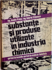 SUBSTANTE SI PRODUSE UTILIZATE IN INDUSTRIA CHIMICA de AMULIU PROCA, GABRIEL STANESCU, VOL. I A-E, 1984 foto