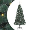 VidaXL Brad de Crăciun artificial iluminat cu set de bile Verde 150 cm 3396155