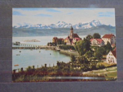 GERMANIA - WASSERBURG - PANORAMA - ANII 1960 - CIRCULATA, SCRISA - foto