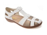 Pantofi RIEKER albi, 45869, din piele naturala