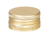 Capac din aluminiu auriu pentru damigeana 3L, filet 35/18 mm