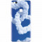 Husa silicon pentru Huawei P10 Lite, Heart Shaped Clouds Blue Sky