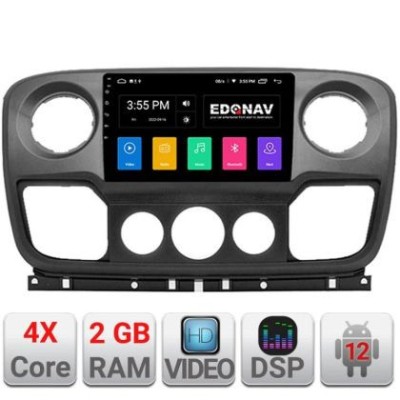 Navigatie Opel Movano, Renault Master 2010-2021 Android radio gps internet 2+32GB 4-Core Kit-movano+EDT-E210v2 v1 CarStore Technology foto
