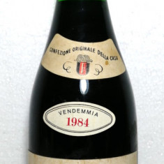 Z 32 -vin ROSU BARBERA , FIORE, ASTI, recoltare 1984. CL 72, GR 12