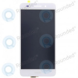 Huawei Y6 II (CAM-L21) Modul display LCD + Digitizer (logo Honor) alb