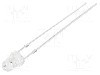 Dioda LED, 3mm, galbena, 330...500mcd, 20mA, 1,8...2,6V, OPTOSUPPLY - OSY5JA3D61A-IJ