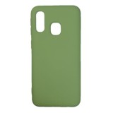 Husa silicon soft-touch compatibila cu Samsung Galaxy A40, Verde, ALC MOBILE