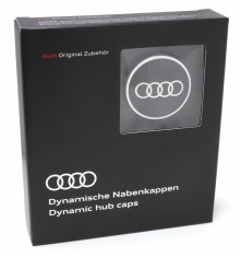 Set 4 Buc Capacele Janta Dynamice Statice Oe Audi Negru 4M8071006A foto