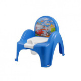 Olita muzicala tip scaunel Tega Cars Blue GreatGoods Plaything