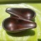 G420-I-Scrumiera mica decor WOOD ART stilArt Deco designer Jean Gillon Jacaranda Wood Brasilia homemade-lucru manual lemn masiv mahon.