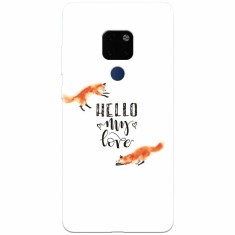 Husa silicon pentru Huawei Mate 20, Hello My Love