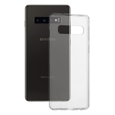 Husa pentru Samsung Galaxy S10 Plus, Techsuit Clear Silicone, Transparent foto