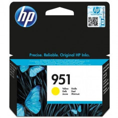 Cartus original HP 951 Yellow CN052AE pentru imprimante HP foto