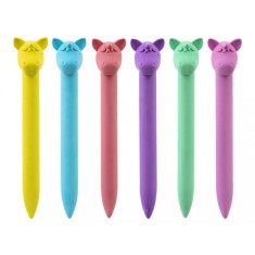 Set 6 creioane de plastic - Unicorni