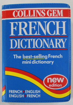 COLLINS GEM , FRENCH DICTIONARY , FRENCH - ENGLISH / ENGLISH - FRENCH , MINI DICTIONARY , 2000 foto