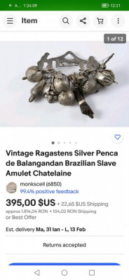 Pencas de Balangadan, amuleta vintage braziliana foto