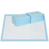 PawHut Covoare Igienice Absorbante pentru C&acirc;ini, Set 80 buc, 6 Straturi, Impermeabile, Dresaj, 60x60 cm