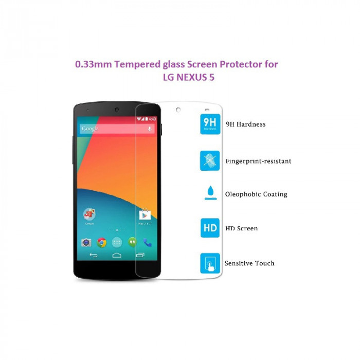 Folie Sticla LG Nexus 5 Tempered Glass Ecran Display LCD