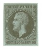 ROMANIA 1872 CAROL I PARIS 1,1/2 BANI VERDE BRONZ NEDANTELAT MNH, Nestampilat