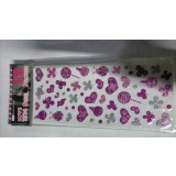 Abtibild decor unghii, Sweet Stickers, inimi, roz