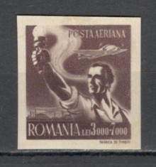 Romania.1947 Posta aeriana-Conferinta Generala a Muncii CGM XR.160
