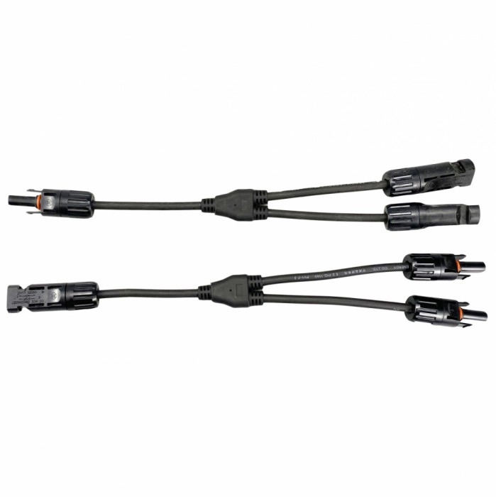 Set conectori tip MC4 model Y pentru panouri fotovoltaice