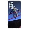 Husa compatibila cu Oppo A15 model Space Pursuit, Silicon, TPU, Viceversa, Transparent, Carcasa