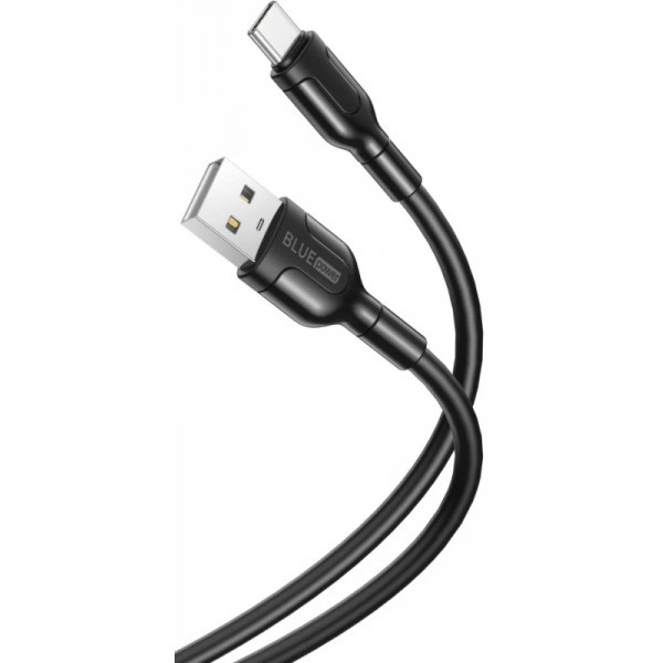 Cablu Date si Incarcare USB-A - USB-C Blue Power BNB212, 18W, 1m, Alb
