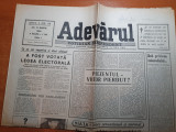 Ziarul adevarul 15 martie 1990-a fost votata legea electorala