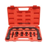Trusa presa arcuri supape 10 piese Breckner Germany, pentru motoare diesel si benzina, adaptoare 16-30 mm, extensii filetate 70/110/120 mm