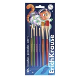 Cumpara ieftin PICTURA Pensule 6/set ErichKrause Kids Space Animals