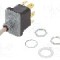 Intrerupator basculant, 3 pozitii, mod comutare (ON)-OFF-(ON), DPDT, HONEYWELL - 32NT91-7