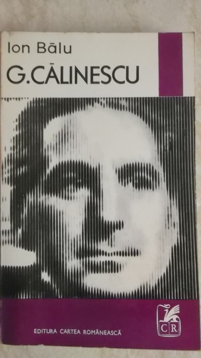 Ion Balu - George Calinescu, 1970