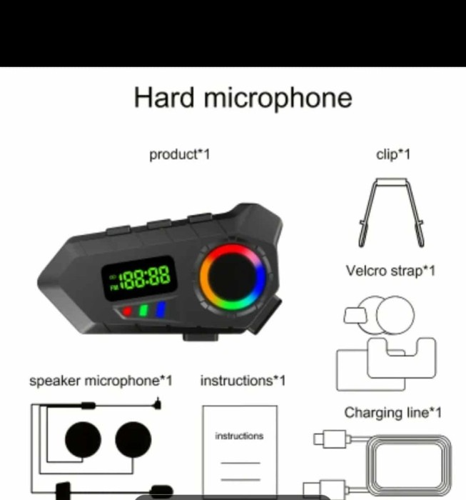 Casca Bluetooth pentru casca Moto Fullface, SoftMike,