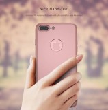Husa iPhone 8 iPaky Rose-Auriu + Folie Protectie Ecran, Protectie Camera, Material PC Premium, Anti-praf