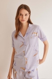 Women&#039;secret pijamale de bumbac DAILY SHALLOW FRQ bumbac, 3597358