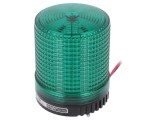 Semnalizator luminos flash verde QLIGHT S80LS-12/24-G IP65 LED 10-30V DC