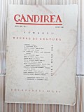 Revista Gandirea, anul XIX, nr.6/1940 (Regele si cultura. V.Voiculescu, Radu Gyr)