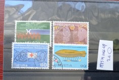 TS21 - Timbre serie CCCP - Elvetia - Helvetia 1975 Mi1046-49