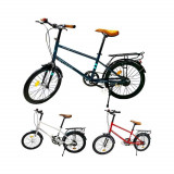 Bicicleta Copii Roben Toys, Cadru Metalic, Roti 20 Inch, Portbagaj, Frana Mana, Sa Reglabila, 7-11 Ani